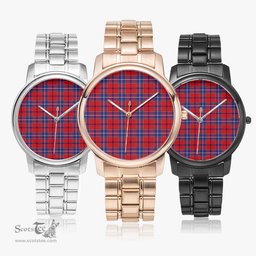 Scottish Wishart Dress Watch Tartan Folding Clasp Classic Plaid Watch Scottish Plaid Tartan Plaid - ScotsTee - scotstee.com