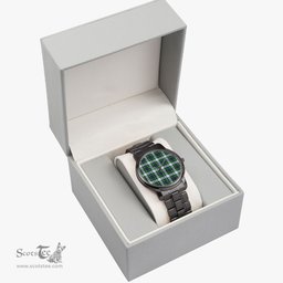 Scottish MacKenzie Dress Modern Watch Tartan Folding Clasp Classic Plaid Watch Scottish Plaid Tartan Plaid - ScotsTee - scotstee.com