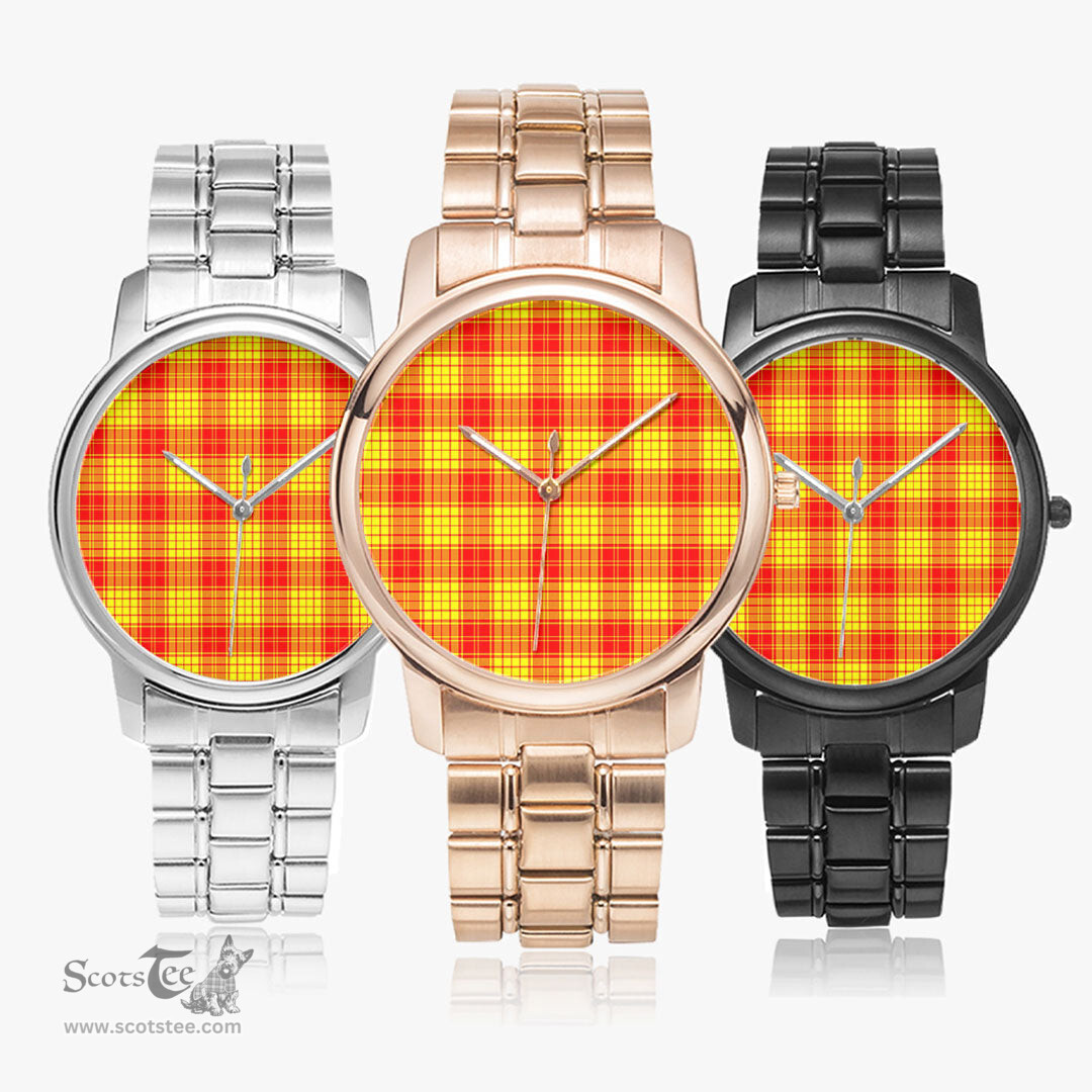 Scottish MacLeod of Raasay Watch Tartan Folding Clasp Classic Plaid Watch Scottish Plaid Tartan Plaid - ScotsTee - scotstee.com