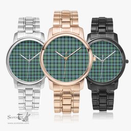 Scottish Melville Watch Tartan Folding Clasp Classic Plaid Watch Scottish Plaid Tartan Plaid - ScotsTee - scotstee.com