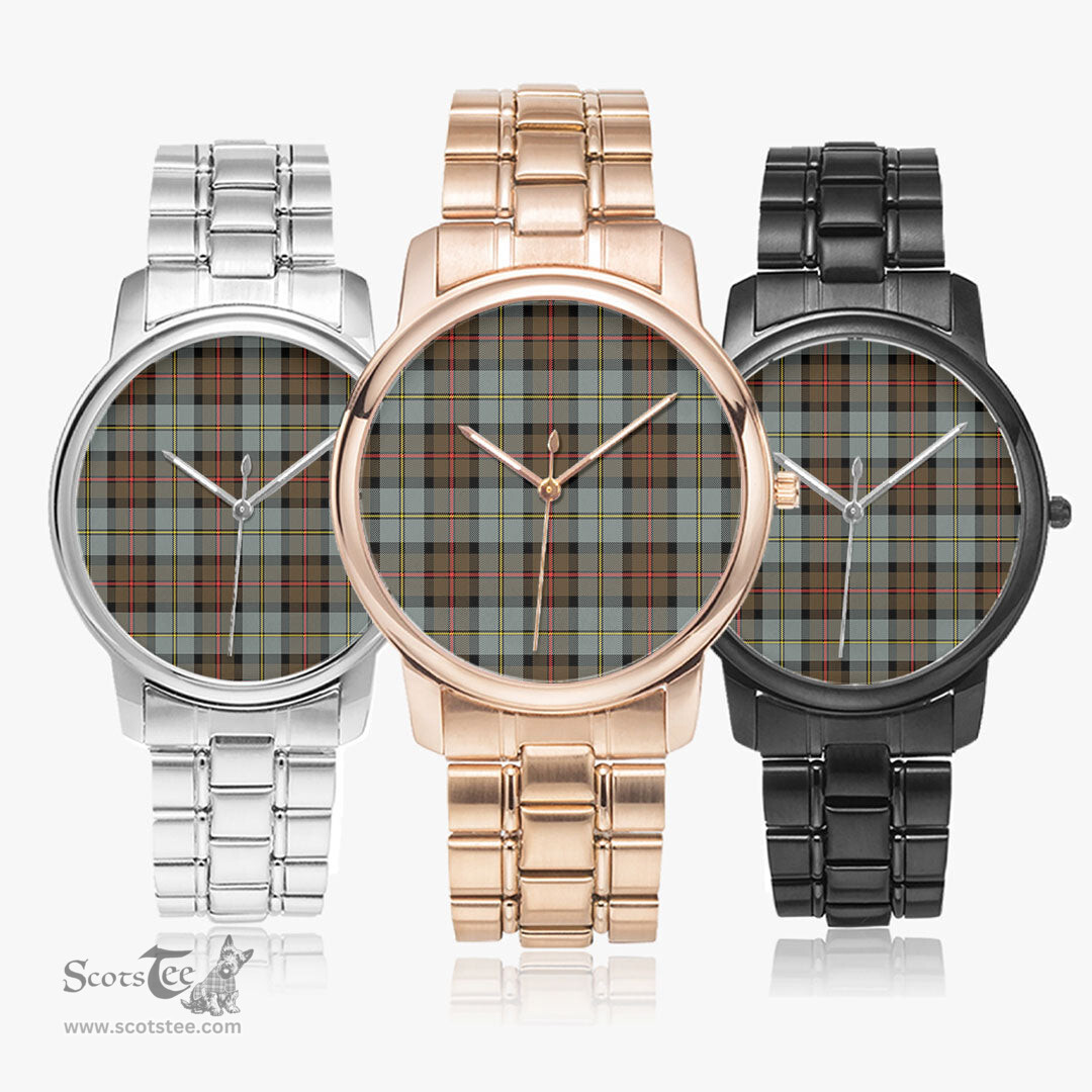 Scottish MacLeod of Harris Weathered Watch Tartan Folding Clasp Classic Plaid Watch Scottish Plaid Tartan Plaid - ScotsTee - scotstee.com