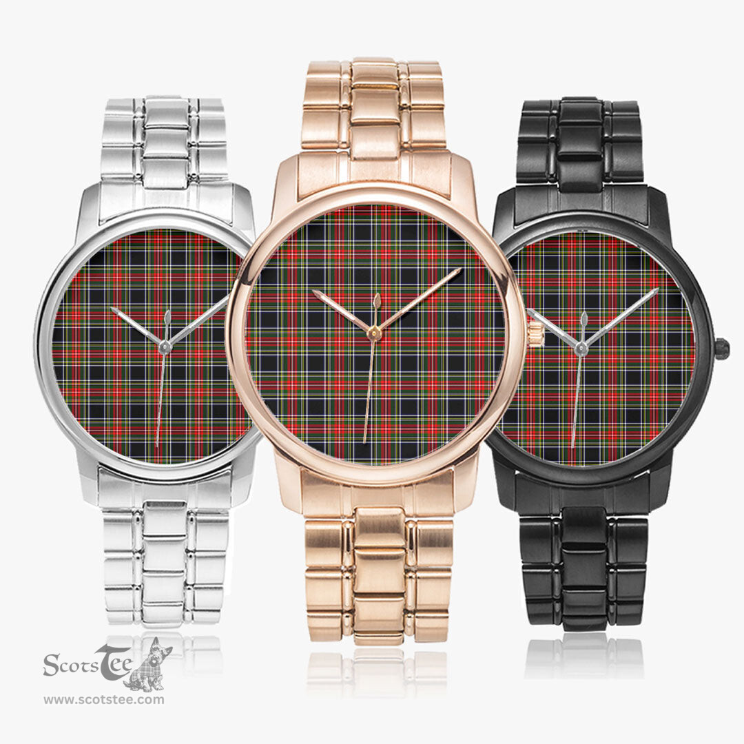 Scottish Stewart Black Watch Tartan Folding Clasp Classic Plaid Watch Scottish Plaid Tartan Plaid - ScotsTee - scotstee.com
