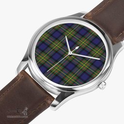 Scottish MacLaren Modern Watch Tartan Leather Strap Classic Plaid Watch Scottish Plaid Tartan Plaid - ScotsTee - scotstee.com