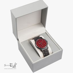 Scottish Robertson Modern Watch Tartan Folding Clasp Classic Plaid Watch Scottish Plaid Tartan Plaid - ScotsTee - scotstee.com