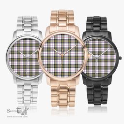 Scottish MacPherson Dress Modern Watch Tartan Folding Clasp Classic Plaid Watch Scottish Plaid Tartan Plaid - ScotsTee - scotstee.com