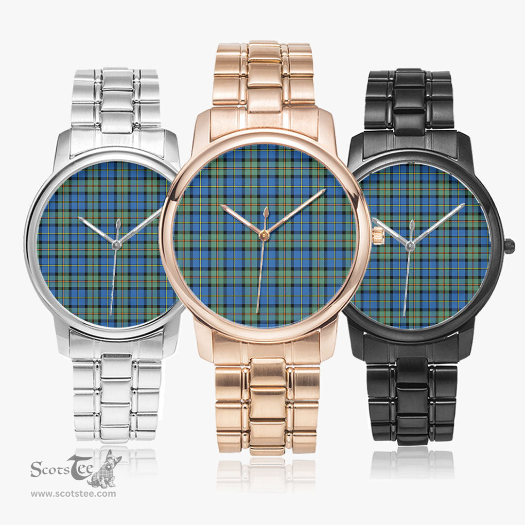 Scottish MacLeod of Harris Ancient Watch Tartan Folding Clasp Classic Plaid Watch Scottish Plaid Tartan Plaid - ScotsTee - scotstee.com