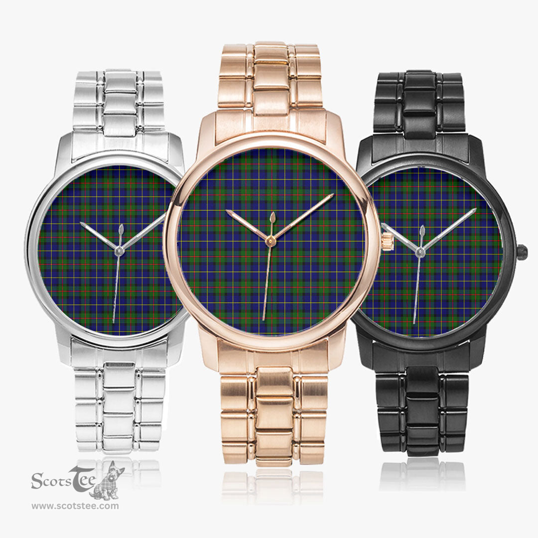 Scottish MacLeod of Harris Modern Watch Tartan Folding Clasp Classic Plaid Watch Scottish Plaid Tartan Plaid - ScotsTee - scotstee.com
