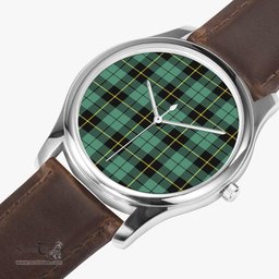 Scottish Wallace Hunting Ancient Watch Tartan Leather Strap Classic Plaid Watch Scottish Plaid Tartan Plaid - ScotsTee - scotstee.com