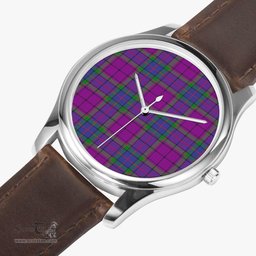 Scottish Wardlaw Modern Watch Tartan Leather Strap Classic Plaid Watch Scottish Plaid Tartan Plaid - ScotsTee - scotstee.com