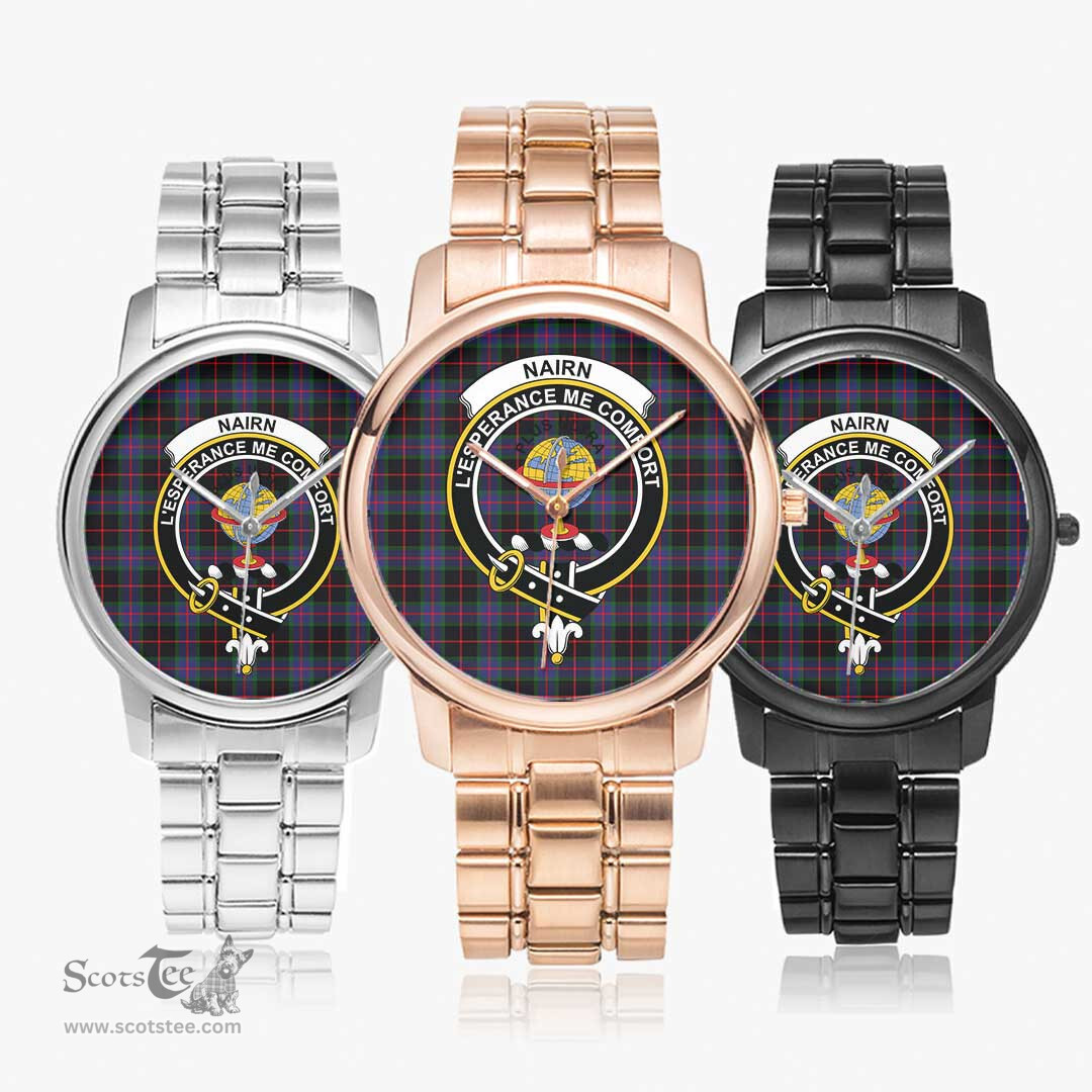 Scottish Nairn Watch Tartan Crest Folding Clasp Classic Plaid Watch Scottish Plaid Tartan Plaid - ScotsTee - scotstee.com
