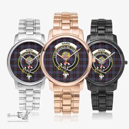 Scottish Nairn Watch Tartan Crest Folding Clasp Classic Plaid Watch Scottish Plaid Tartan Plaid - ScotsTee - scotstee.com