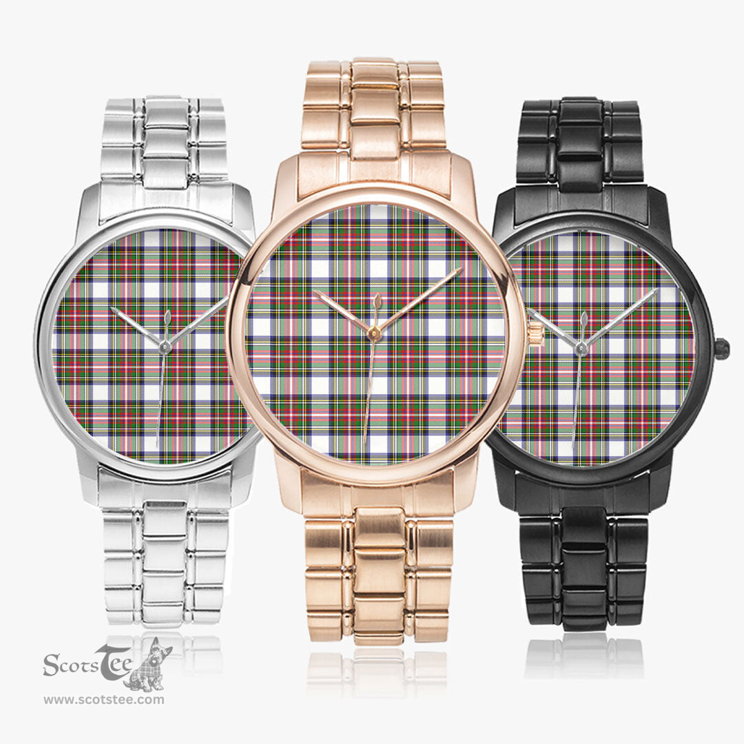 Scottish Stewart Dress Modern Watch Tartan Folding Clasp Classic Plaid Watch Scottish Plaid Tartan Plaid - ScotsTee - scotstee.com
