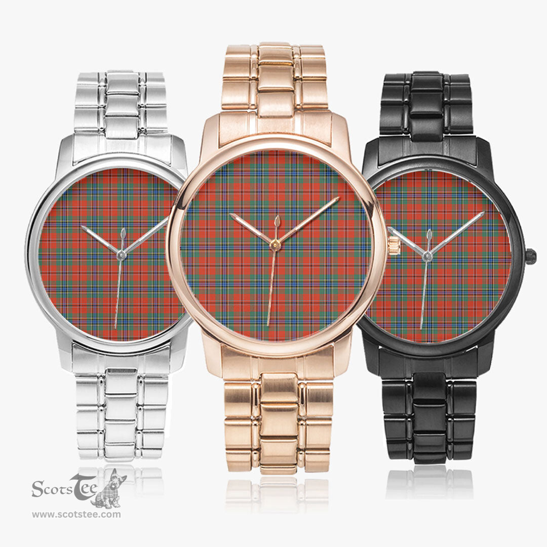 Scottish MacLean of Duart Ancient Watch Tartan Folding Clasp Classic Plaid Watch Scottish Plaid Tartan Plaid - ScotsTee - scotstee.com