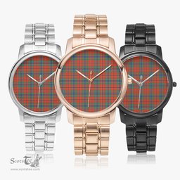 Scottish MacLean of Duart Ancient Watch Tartan Folding Clasp Classic Plaid Watch Scottish Plaid Tartan Plaid - ScotsTee - scotstee.com