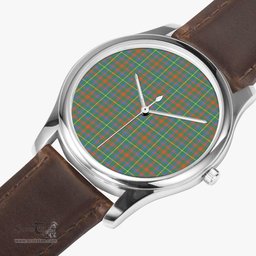 Scottish MacKintosh Hunting Ancient Watch Tartan Leather Strap Classic Plaid Watch Scottish Plaid Tartan Plaid - ScotsTee - scotstee.com