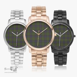 Scottish MacMillan Hunting Modern Watch Tartan Folding Clasp Classic Plaid Watch Scottish Plaid Tartan Plaid - ScotsTee - scotstee.com