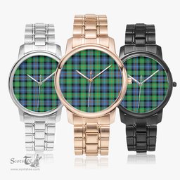 Scottish Murray of Atholl Ancient Watch Tartan Folding Clasp Classic Plaid Watch Scottish Plaid Tartan Plaid - ScotsTee - scotstee.com
