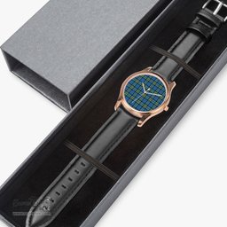 Scottish MacLeod of Harris Ancient Watch Tartan Leather Strap Classic Plaid Watch Scottish Plaid Tartan Plaid - ScotsTee - scotstee.com