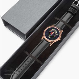 Scottish Armstrong Modern Watch Tartan Crest Leather Strap Classic Plaid Watch Scottish Plaid Tartan Plaid - ScotsTee - scotstee.com