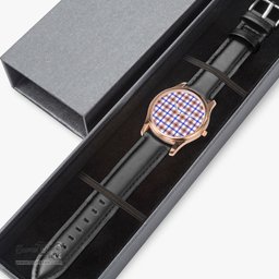 Scottish Boswell Modern Watch Tartan Leather Strap Classic Plaid Watch Scottish Plaid Tartan Plaid - ScotsTee - scotstee.com