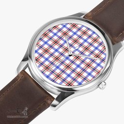 Scottish Boswell Modern Watch Tartan Leather Strap Classic Plaid Watch Scottish Plaid Tartan Plaid - ScotsTee - scotstee.com