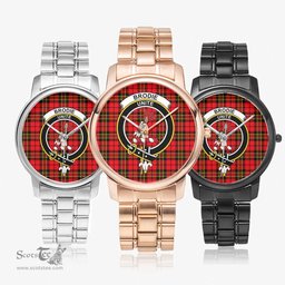 Scottish Brodie Modern Watch Tartan Crest Folding Clasp Classic Plaid Watch Scottish Plaid Tartan Plaid - ScotsTee - scotstee.com