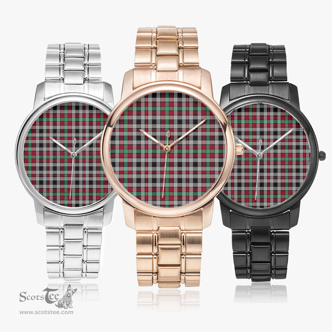 Scottish Borthwick Ancient Watch Tartan Folding Clasp Classic Plaid Watch Scottish Plaid Tartan Plaid - ScotsTee - scotstee.com