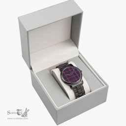 Scottish Chisholm Hunting Modern Watch Tartan Folding Clasp Classic Plaid Watch Scottish Plaid Tartan Plaid - ScotsTee - scotstee.com