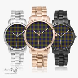 Scottish Clelland Modern Watch Tartan Folding Clasp Classic Plaid Watch Scottish Plaid Tartan Plaid - ScotsTee - scotstee.com