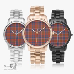 Scottish Cameron of Lochiel Ancient Watch Tartan Folding Clasp Classic Plaid Watch Scottish Plaid Tartan Plaid - ScotsTee - scotstee.com