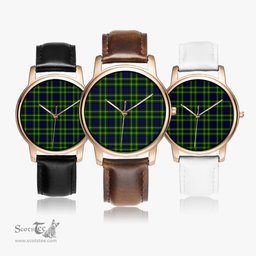 Scottish Campbell of Breadalbane Modern Watch Tartan Leather Strap Classic Plaid Watch Scottish Plaid Tartan Plaid - ScotsTee - scotstee.com
