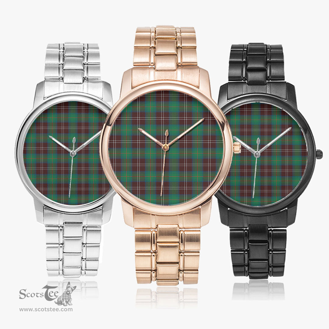 Scottish Chisholm Hunting Ancient Watch Tartan Folding Clasp Classic Plaid Watch Scottish Plaid Tartan Plaid - ScotsTee - scotstee.com