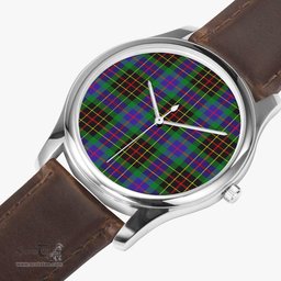 Scottish Brodie Hunting Modern Watch Tartan Leather Strap Classic Plaid Watch Scottish Plaid Tartan Plaid - ScotsTee - scotstee.com