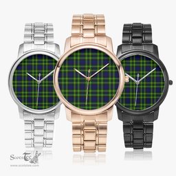 Scottish Campbell of Breadalbane Modern Watch Tartan Folding Clasp Classic Plaid Watch Scottish Plaid Tartan Plaid - ScotsTee - scotstee.com
