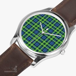 Scottish Campbell of Breadalbane Ancient Watch Tartan Leather Strap Classic Plaid Watch Scottish Plaid Tartan Plaid - ScotsTee - scotstee.com