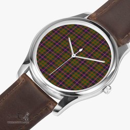 Scottish Cochrane Modern Watch Tartan Leather Strap Classic Plaid Watch Scottish Plaid Tartan Plaid - ScotsTee - scotstee.com