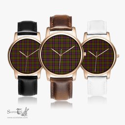 Scottish Cochrane Modern Watch Tartan Leather Strap Classic Plaid Watch Scottish Plaid Tartan Plaid - ScotsTee - scotstee.com