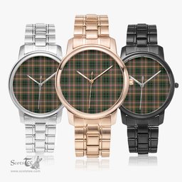 Scottish Buchanan Hunting Watch Tartan Folding Clasp Classic Plaid Watch Scottish Plaid Tartan Plaid - ScotsTee - scotstee.com