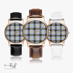 Scottish Bell of the Borders Watch Tartan Leather Strap Classic Plaid Watch Scottish Plaid Tartan Plaid - ScotsTee - scotstee.com