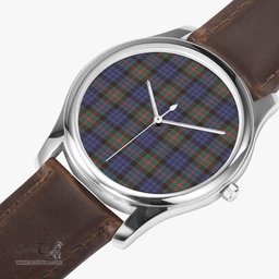 Scottish Fletcher of Dunans Watch Tartan Leather Strap Classic Plaid Watch Scottish Plaid Tartan Plaid - ScotsTee - scotstee.com