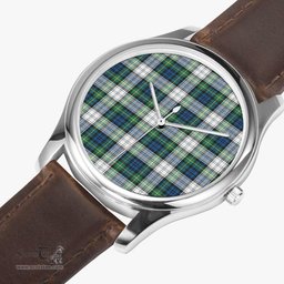 Scottish Gordon Dress Ancient Watch Tartan Leather Strap Classic Plaid Watch Scottish Plaid Tartan Plaid - ScotsTee - scotstee.com