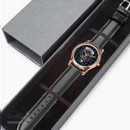 Scottish Forbes Modern Watch Tartan Crest Leather Strap Classic Plaid Watch Scottish Plaid Tartan Plaid - ScotsTee - scotstee.com