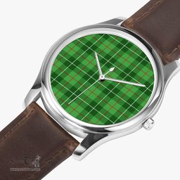 Scottish Galloway District Watch Tartan Leather Strap Classic Plaid Watch Scottish Plaid Tartan Plaid - ScotsTee - scotstee.com