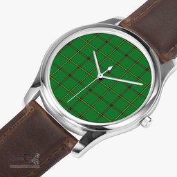 Scottish Don (Tribe-of-Mar) Watch Tartan Leather Strap Classic Plaid Watch Scottish Plaid Tartan Plaid - ScotsTee - scotstee.com
