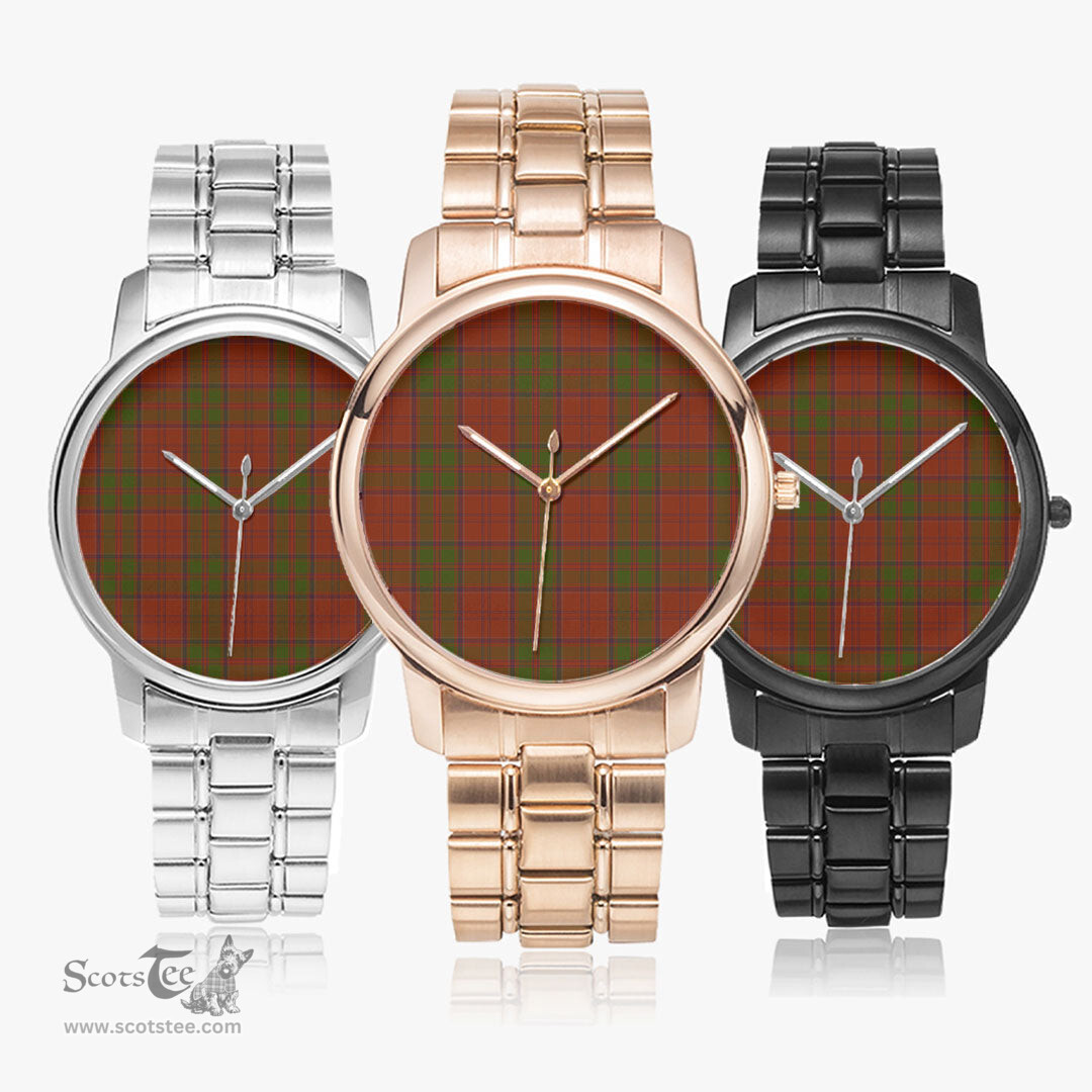 Scottish Drummond Clan Watch Tartan Folding Clasp Classic Plaid Watch Scottish Plaid Tartan Plaid - ScotsTee - scotstee.com