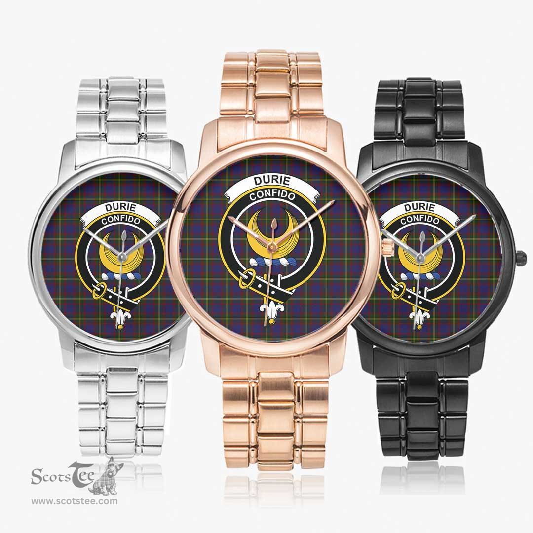 Scottish Durie Watch Tartan Crest Folding Clasp Classic Plaid Watch Scottish Plaid Tartan Plaid - ScotsTee - scotstee.com