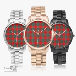 Scottish Cumming Modern Watch Tartan Folding Clasp Classic Plaid Watch Scottish Plaid Tartan Plaid - ScotsTee - scotstee.com