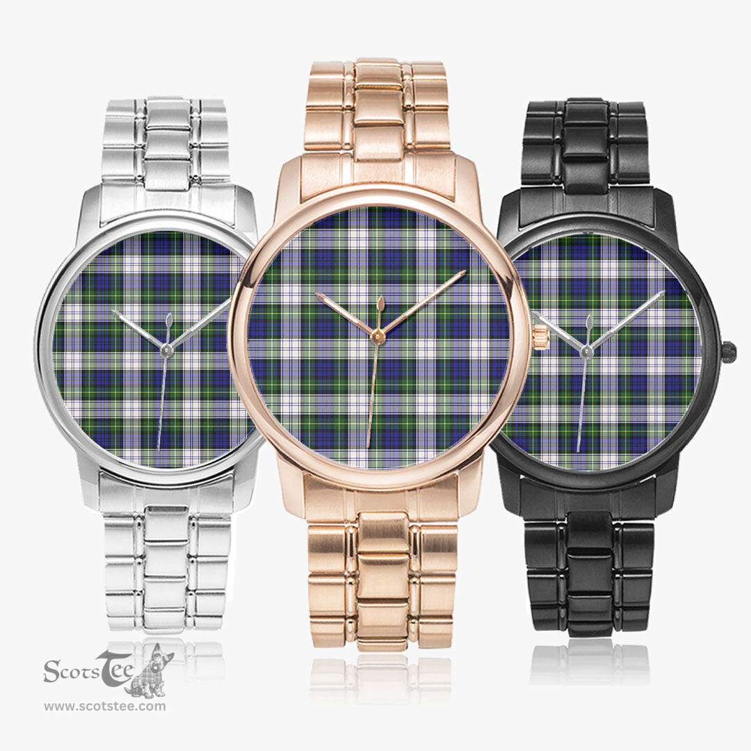 Scottish Gordon Dress Modern Watch Tartan Folding Clasp Classic Plaid Watch Scottish Plaid Tartan Plaid - ScotsTee - scotstee.com