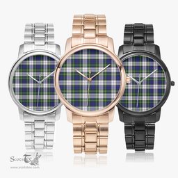 Scottish Gordon Dress Modern Watch Tartan Folding Clasp Classic Plaid Watch Scottish Plaid Tartan Plaid - ScotsTee - scotstee.com