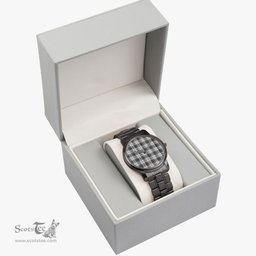Scottish Douglas Grey Modern Watch Tartan Folding Clasp Classic Plaid Watch Scottish Plaid Tartan Plaid - ScotsTee - scotstee.com